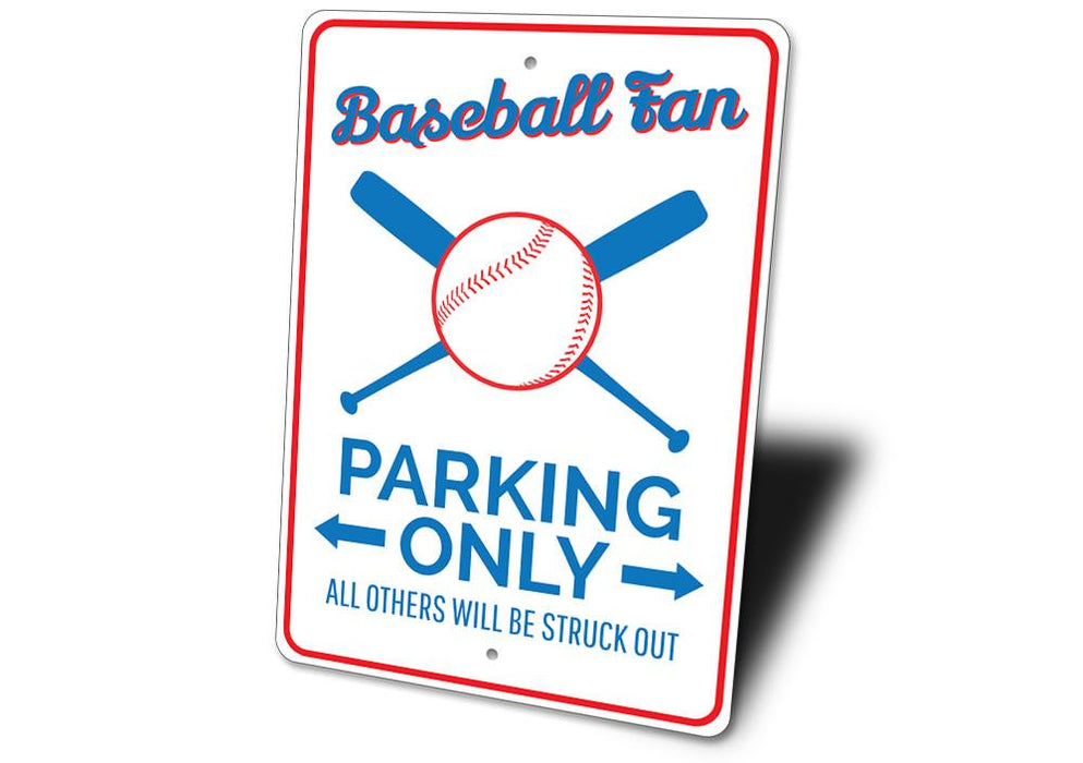 Baseball Fan Parking Sign