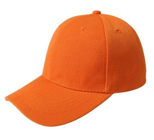 Solid Color Casual Baseball Cap For Men