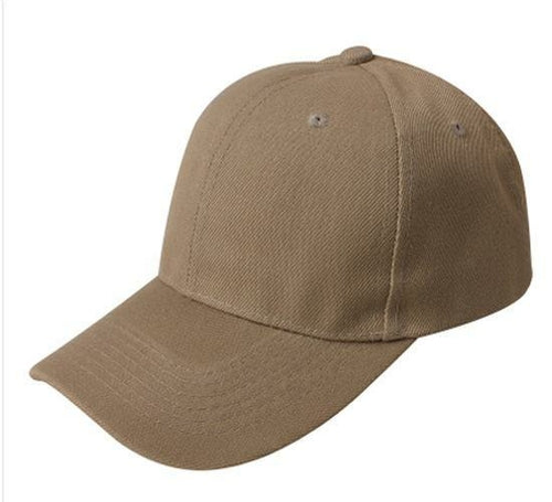 Solid Color Casual Baseball Cap For Men