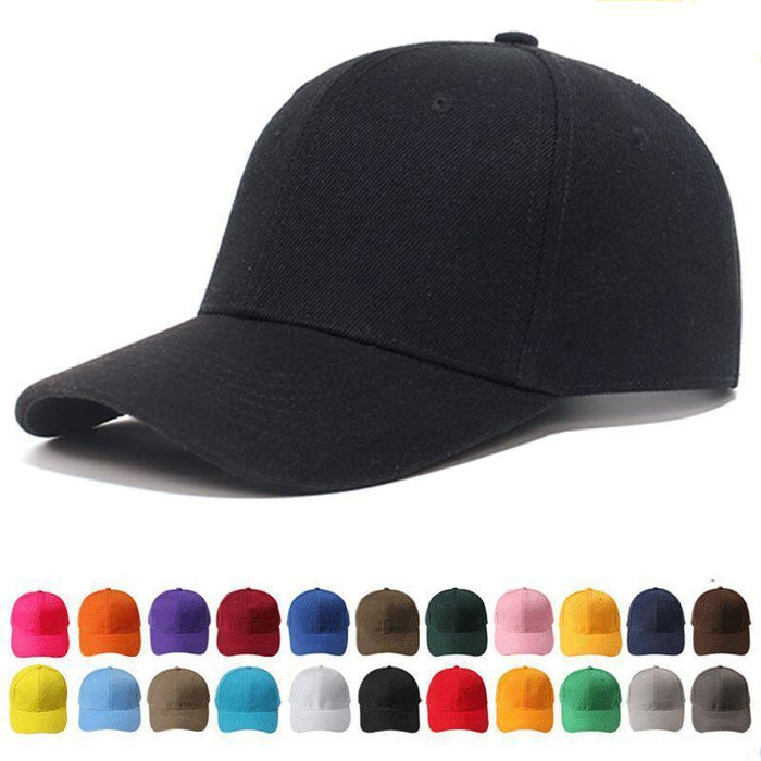 Solid Color Casual Baseball Cap For Men