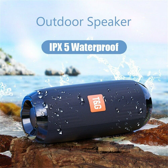 Bluetooth Speaker Wireless Waterproof Outdoor Stereo Bass USB/TF/FM