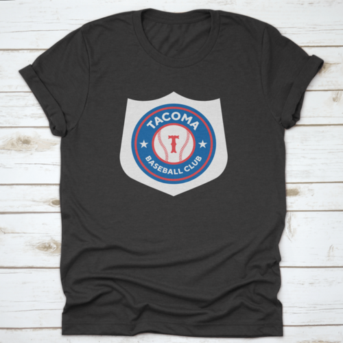 Tacoma, Washington Illustration Vector Graphic Of Baseball Logo,