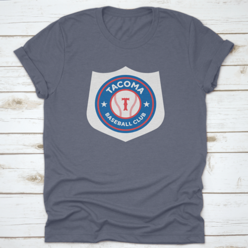 Tacoma, Washington Illustration Vector Graphic Of Baseball Logo,