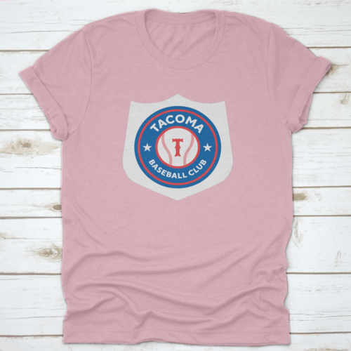 Tacoma, Washington Illustration Vector Graphic Of Baseball Logo,