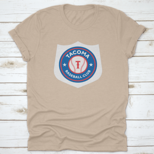 Tacoma, Washington Illustration Vector Graphic Of Baseball Logo,