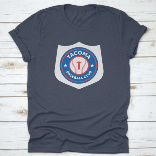 Tacoma, Washington Illustration Vector Graphic Of Baseball Logo,