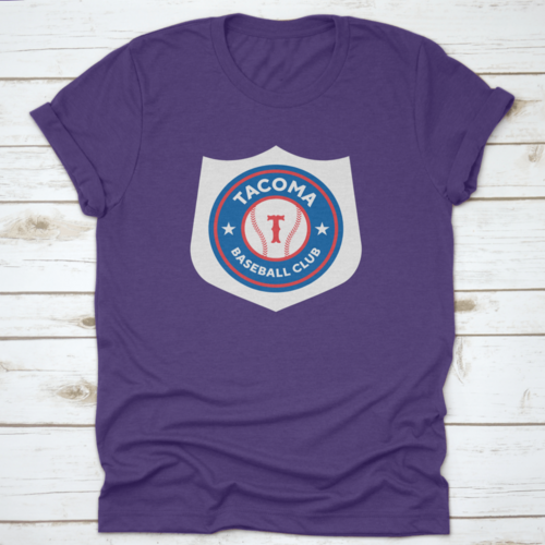 Tacoma, Washington Illustration Vector Graphic Of Baseball Logo,