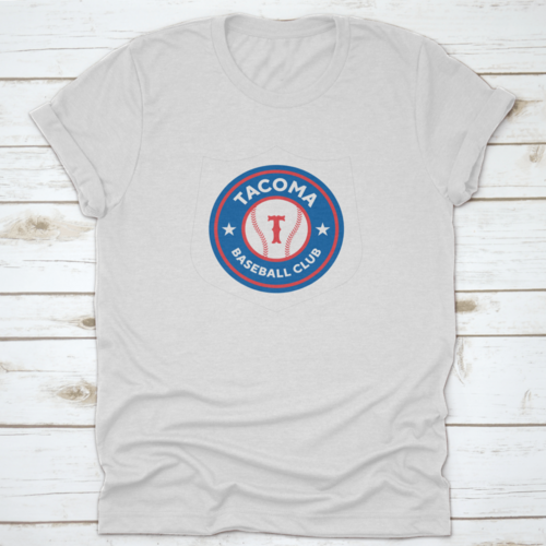 Tacoma, Washington Illustration Vector Graphic Of Baseball Logo,