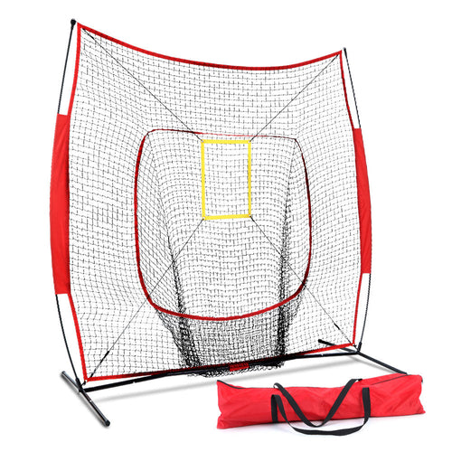 Everfit Portable Baseball Training Net Stand Softball Practice Sports