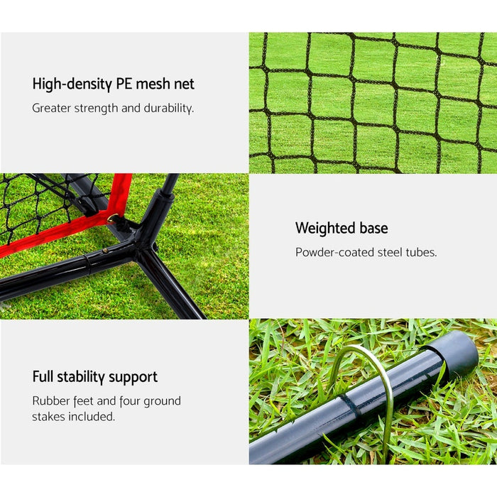 Everfit Portable Baseball Training Net Stand Softball Practice Sports