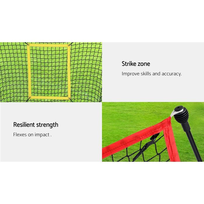 Everfit Portable Baseball Training Net Stand Softball Practice Sports