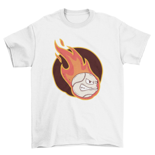 Fire Baseball T-shirt