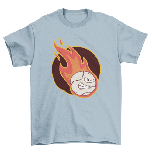 Fire Baseball T-shirt