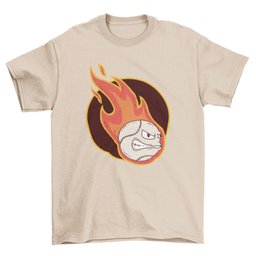 Fire Baseball T-shirt