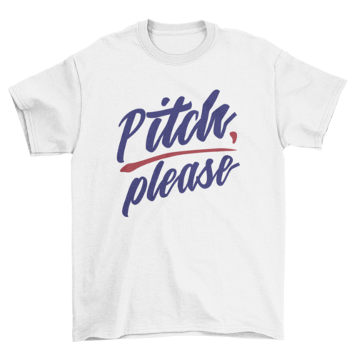 Simple Sport Softball Baseball Game Quote "Pitch Please" Cursive