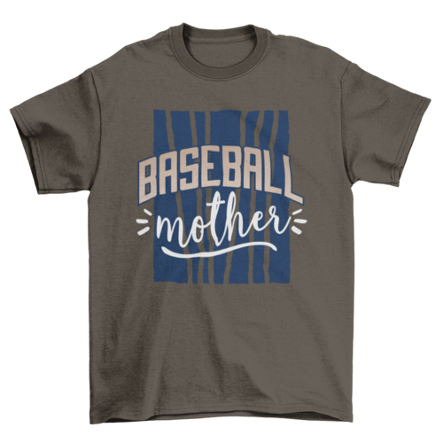 Baseball Mother T-shirt Design