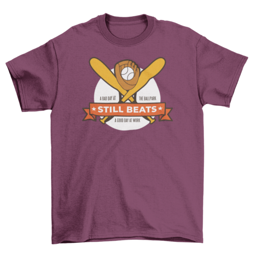 Baseball still beats t-shirt