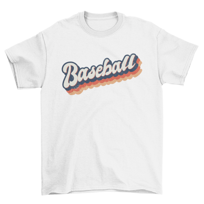 Baseball colorful t-shirt