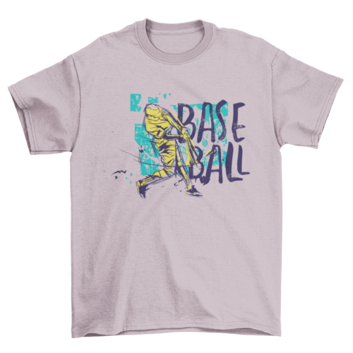 Baseball Grunge Colored T-shirt