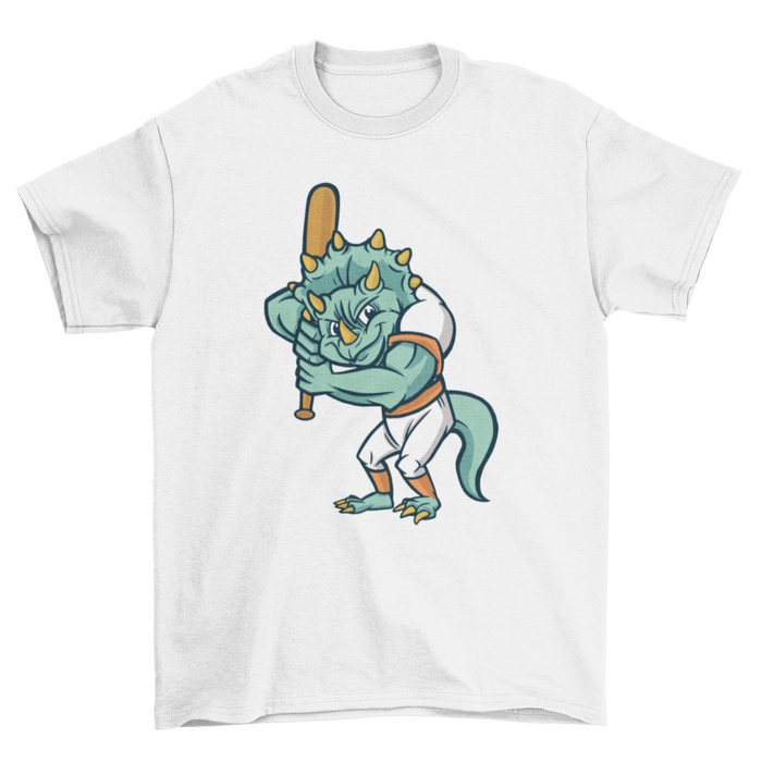 Baseball dinosaur t-shirt