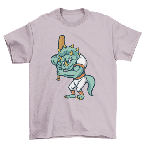 Baseball dinosaur t-shirt