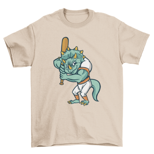 Baseball dinosaur t-shirt