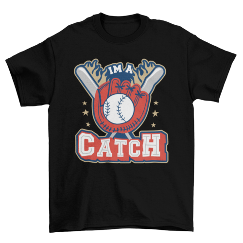 Baseball fun sport equipment t-shirt