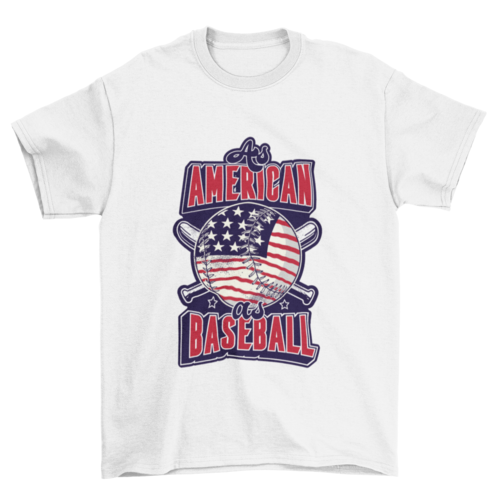 Cool American baseball t-shirt