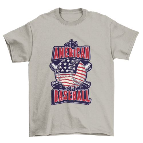 Cool American baseball t-shirt