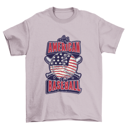 Cool American baseball t-shirt