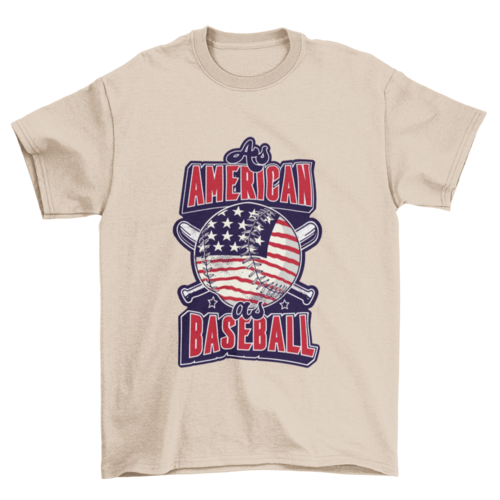 Cool American baseball t-shirt