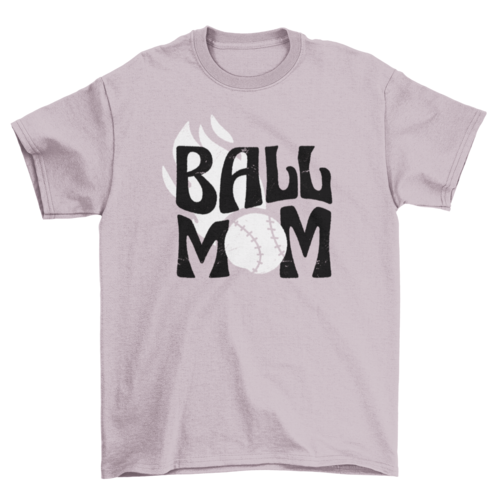 Baseball mom t-shirt