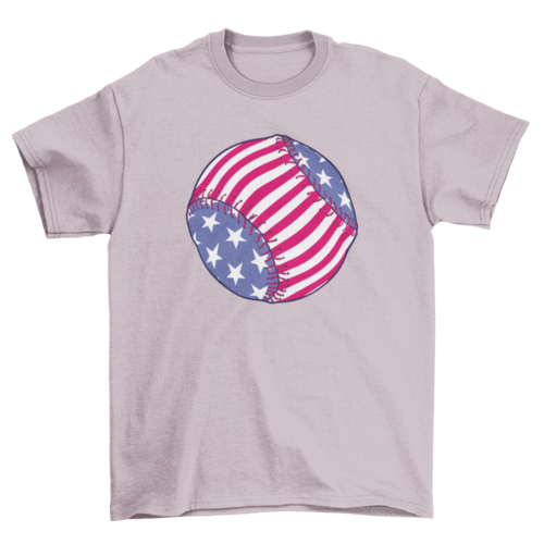 American baseball sport t-shirt