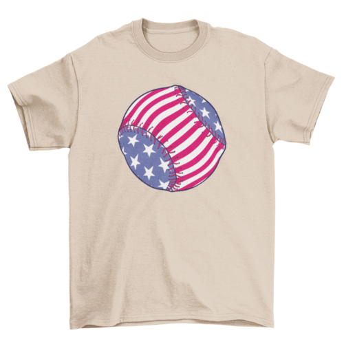 American baseball sport t-shirt