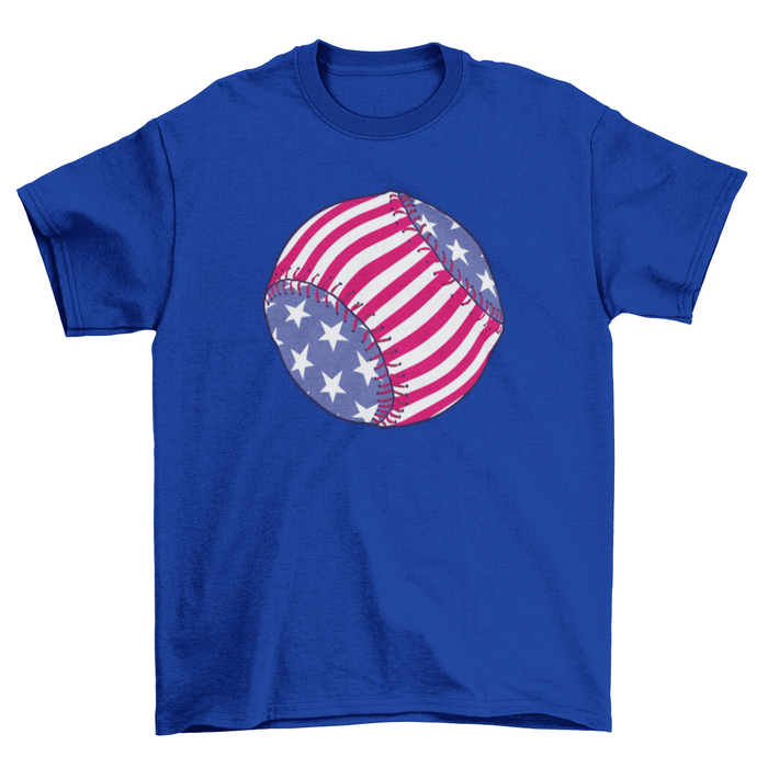 American baseball sport t-shirt