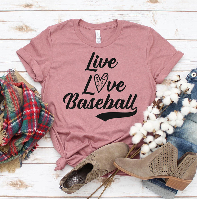 Live Love Baseball T-shirt