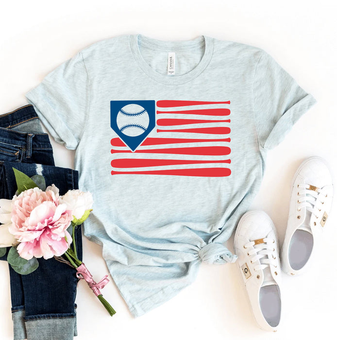 Baseball Flag T-shirt