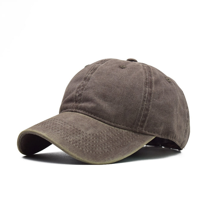 Vintage Washed Distressed Baseball Cap Adjustable Dad-Hat