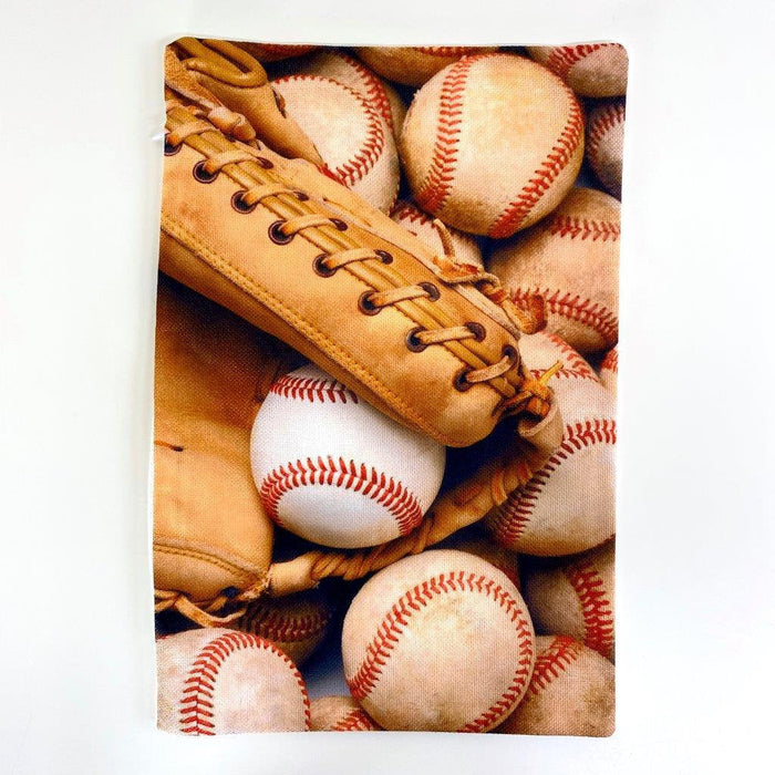 Baseballs With Glove | 18x12 | Baseballs | Old Baseballs | Old