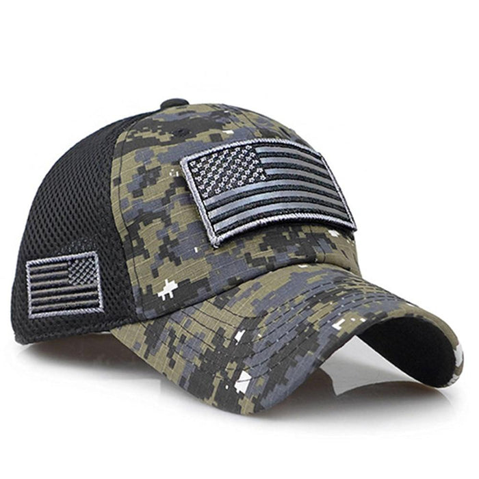 Tactical Camouflage Baseball Caps Men Summer Mesh Military Army Caps