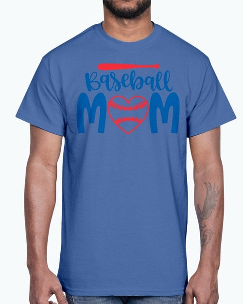 baseball Mom- Baseball - Christian - Cotton Tee