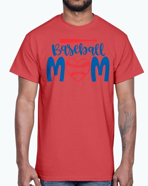 baseball Mom- Baseball - Christian - Cotton Tee