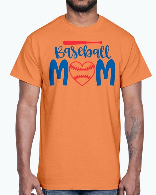 baseball Mom- Baseball - Christian - Cotton Tee