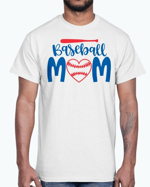 baseball Mom- Baseball - Christian - Cotton Tee