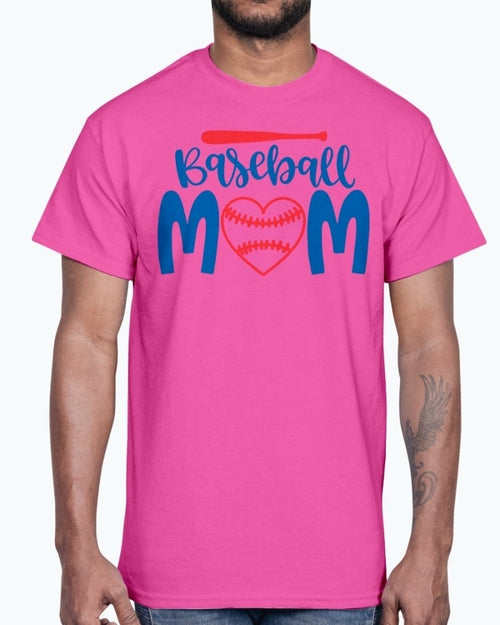 baseball Mom- Baseball - Christian - Cotton Tee